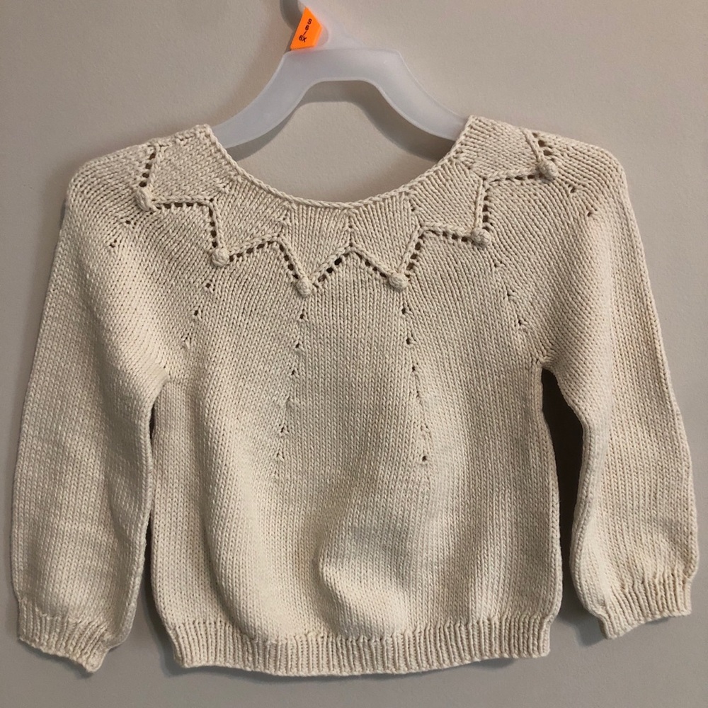 Misha puff sweater